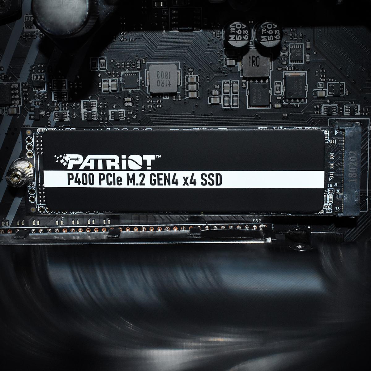 Patriot P400 PCIe Gen4x4 M.2 NVMe SSD – Ultra Fast Storage Patriot P400 PCIe Gen4x4 M.2 NVMe SSD – Ultra Fast Storage